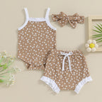 Ribbed Floral Summer Outfit
