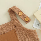Knitted Pocket Romper