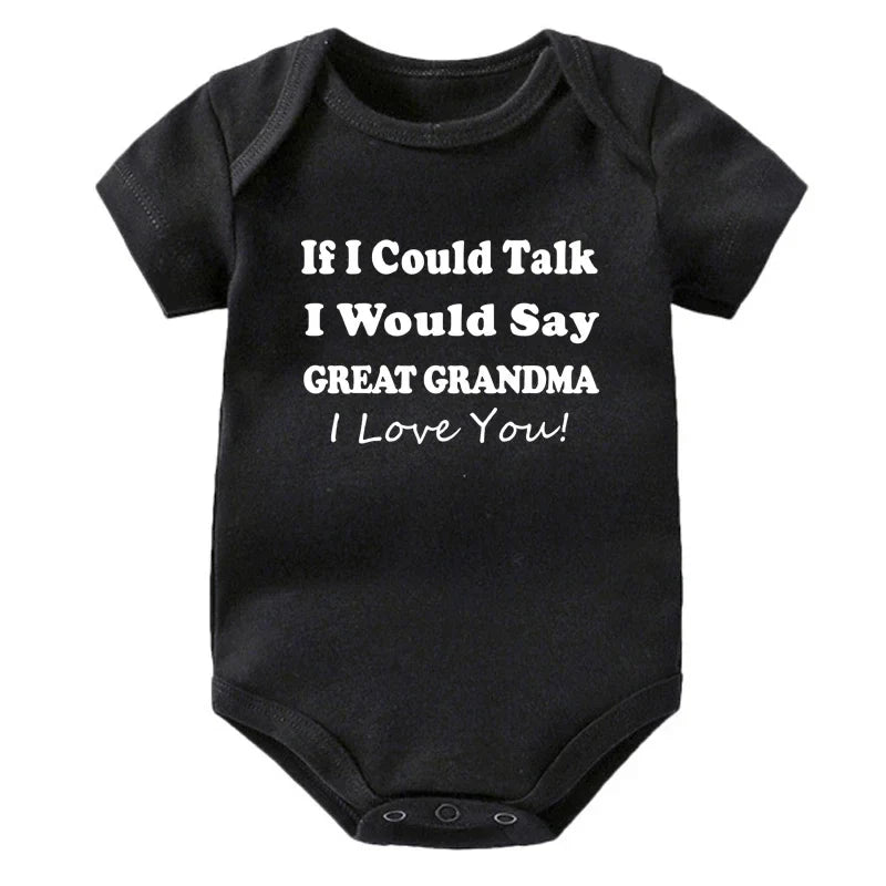Great Grandma I Love You Onesie