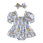 Flower Fruity Summer Dress & Headband