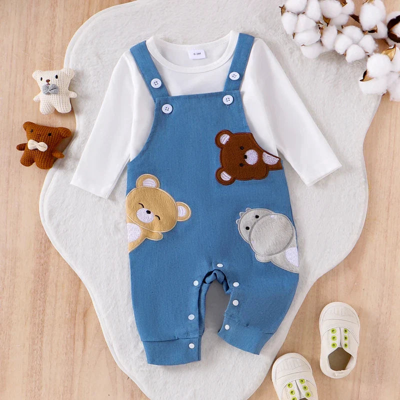 Animal Buddies Overalls Outfit