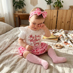 "My First Mother's Day" Baby Girl 4-Piece Outfit Set