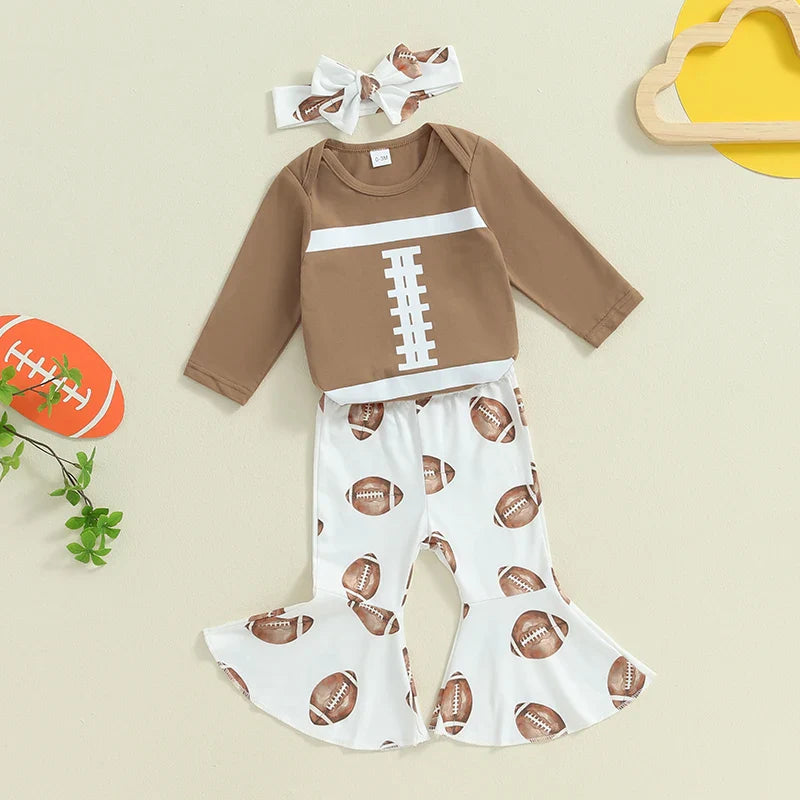 Football Babe Bell Bottoms Outfit