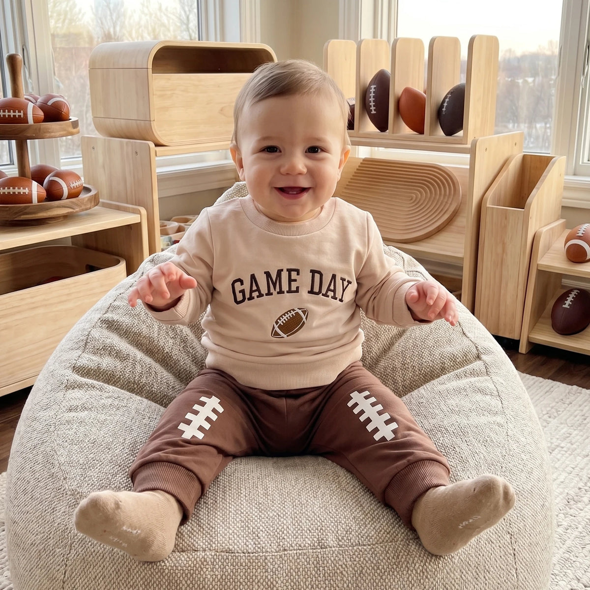 Baby Game Day 2-Piece Set 🏈