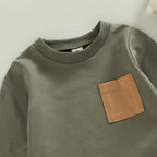 Peter Pocket Top with Striped Pants