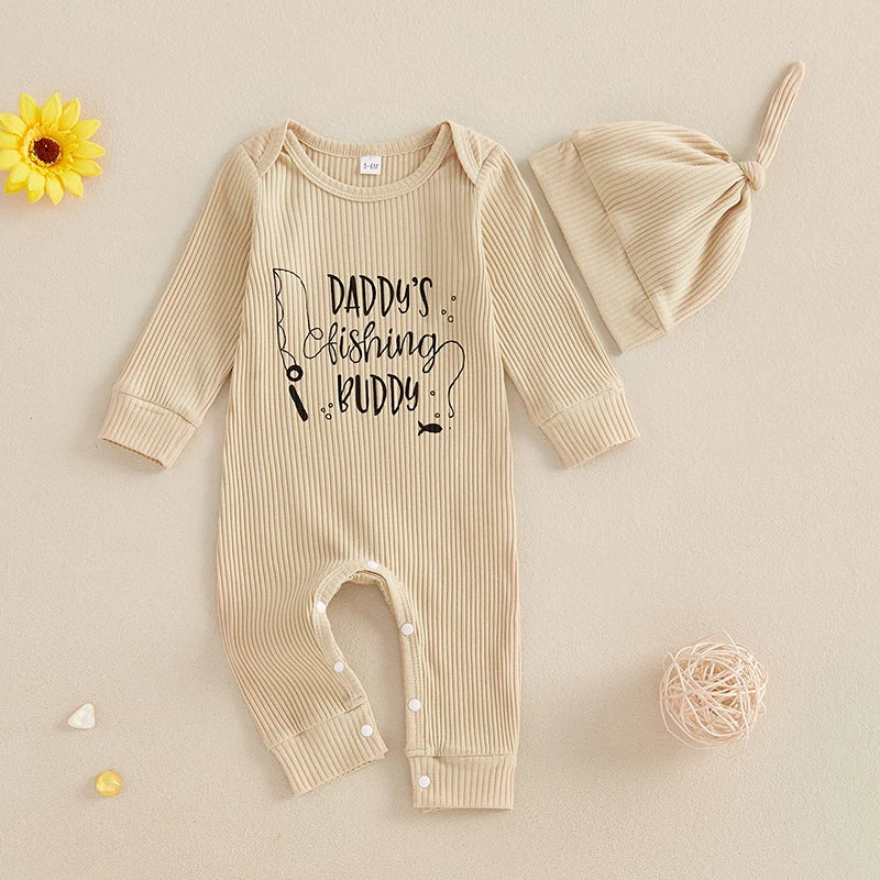 Daddy's Fishing Buddy Onesie & Hat