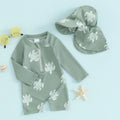 Sea Turtle Swimsuit & Hat