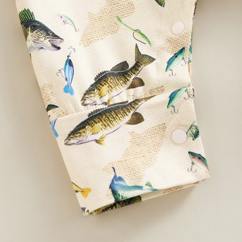 Davie Dino Fish Romper
