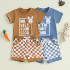 Easter Bunny Boys Outfit Set