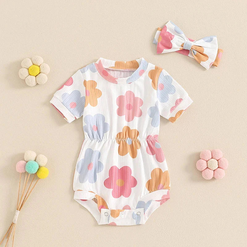 Fruity Flower Onesie & Headband