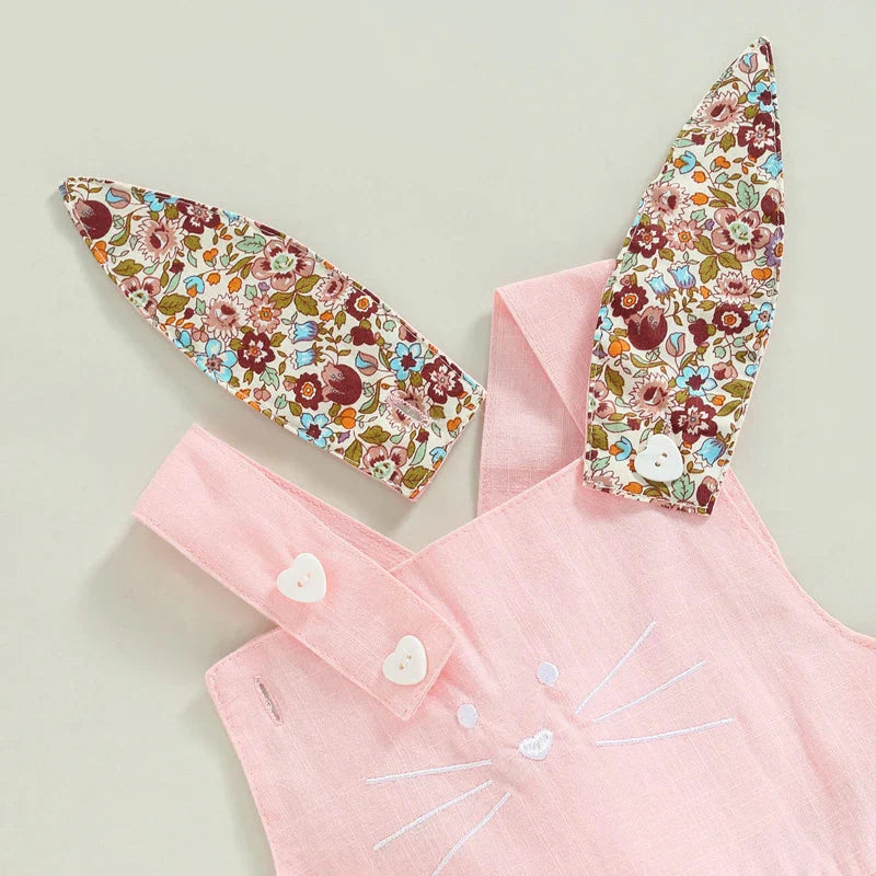 Floral Bunny Ear Easter Dress
