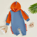 Spikey Dino Hoodie Romper