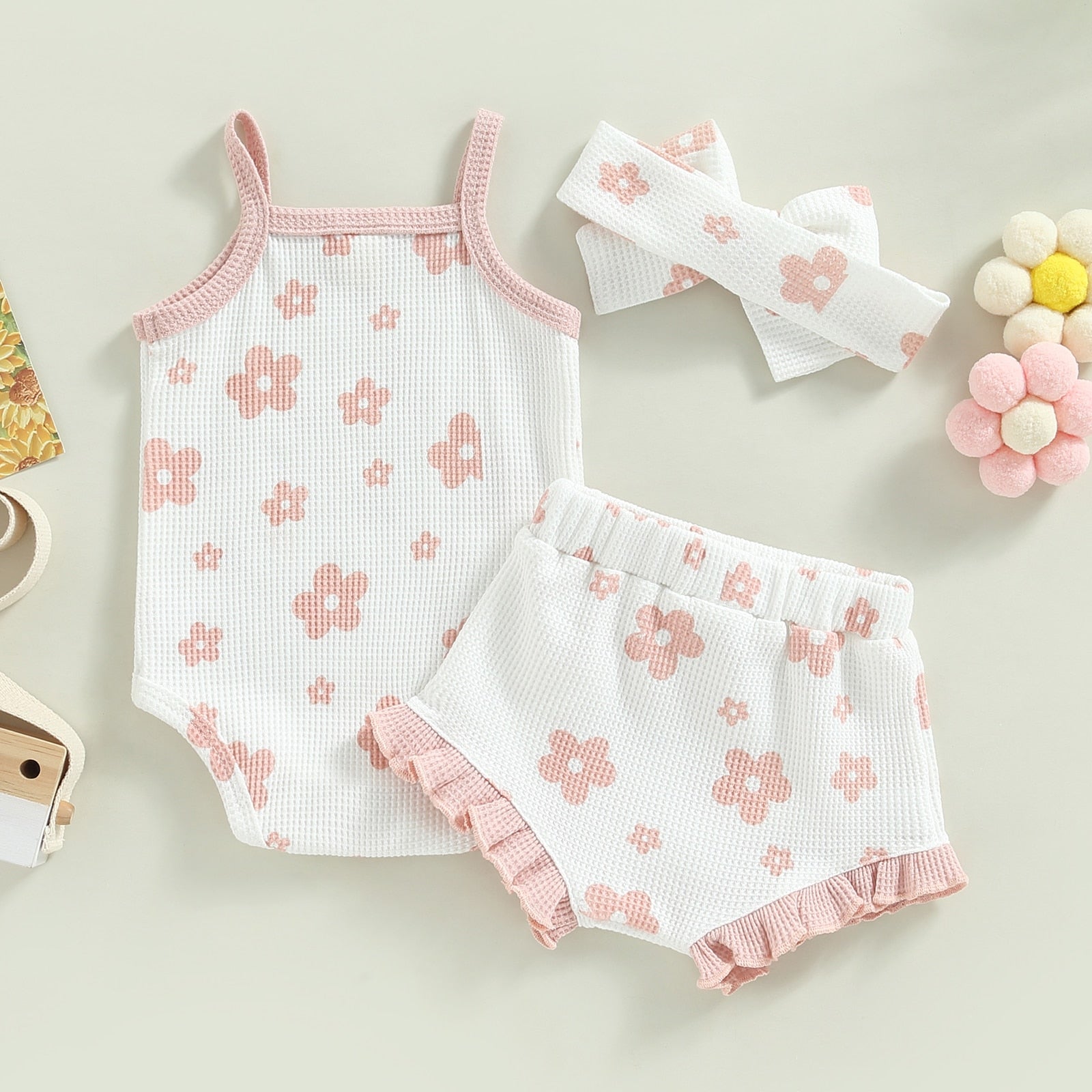 Ruffled Flower Power Summer Outfit