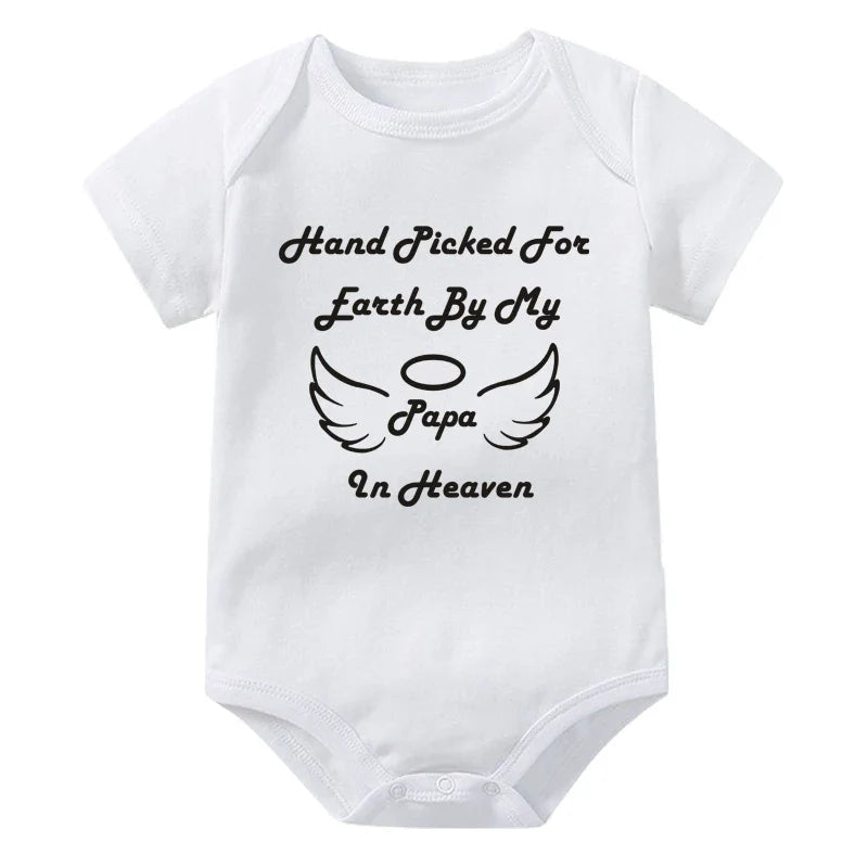 Hand Picked for Earth By My Papa in Heaven Onesie