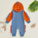 Spikey Dino Hoodie Romper