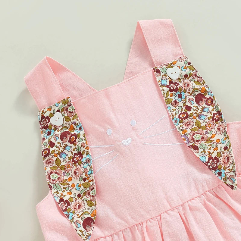 Floral Bunny Ear Easter Dress