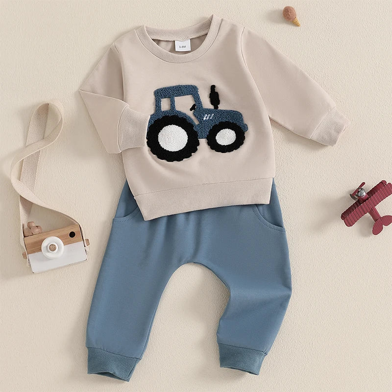 Tractor Kids Outfit Set