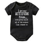 Pink Attitude Onesie