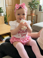 "My First Mother's Day" Baby Girl 4-Piece Outfit Set