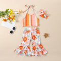 Striped Flower Hippie Outfit