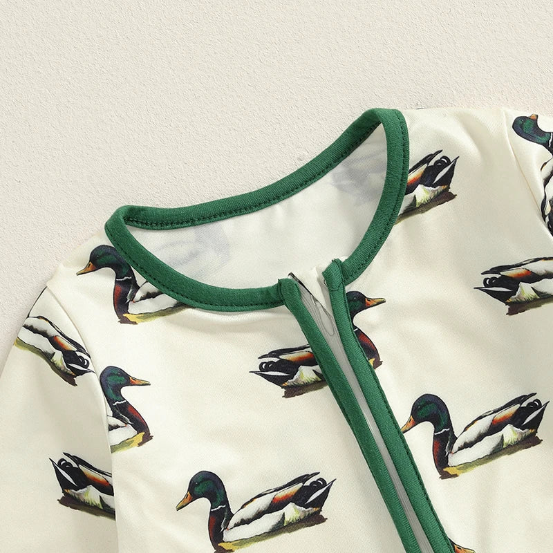 Mallard Zipper Onesie