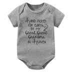 Hand Picked for Earth By My Great Great Grandma in Heaven Onesie