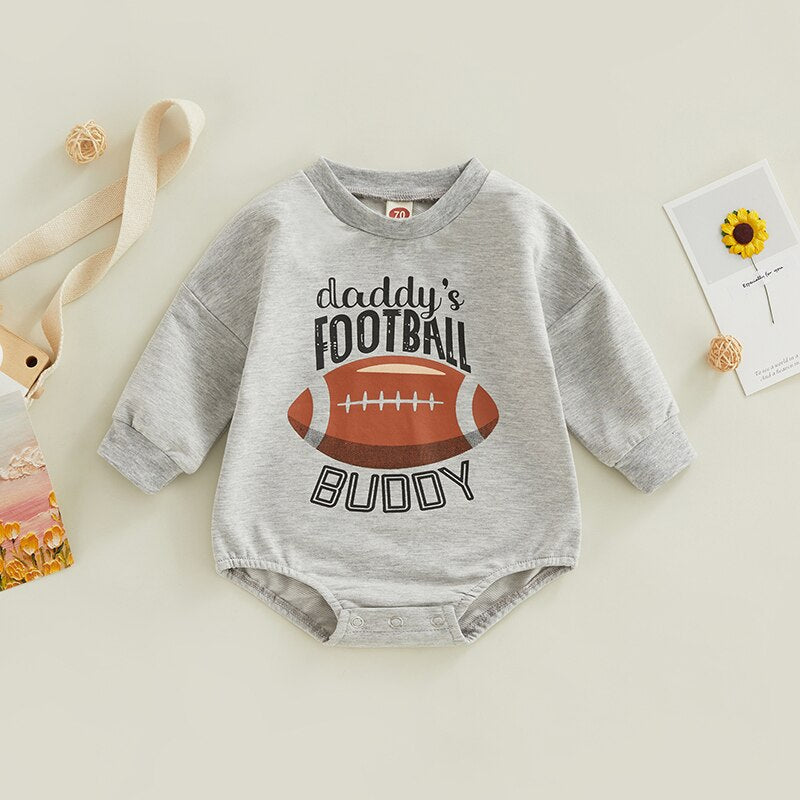 Daddy's Football Buddy Onesie