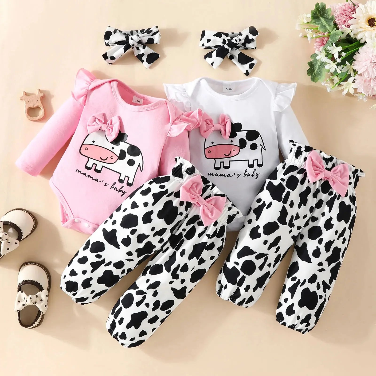 Mama's Baby Cow Outfit