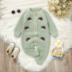 Knitted Hedgehog Romper