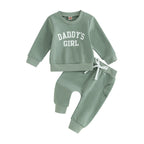 Daddy's Girl Pants Outfit 2Pcs Set