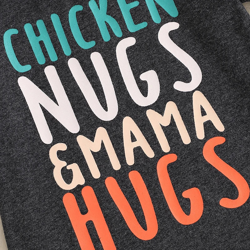 Chicken Nugs & Mama Hugs T-shirt & Shorts