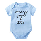 Coming Soon 2027 Baby Onesie