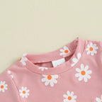 Ribbed Flower T-shirt & Shorts