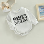 Mama's Coffee Date Long Sleeve Onesie