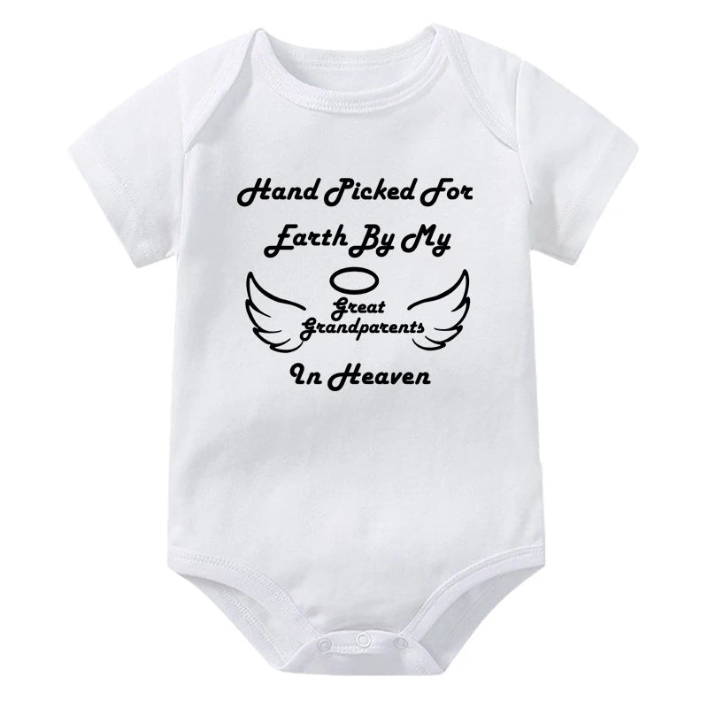 Hand Picked For Earth By My Great Grandparents in Heaven Onesie