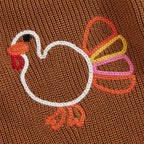 Fall Knitted Turkey Onesie
