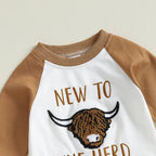 New to the Herd Cow Onesie