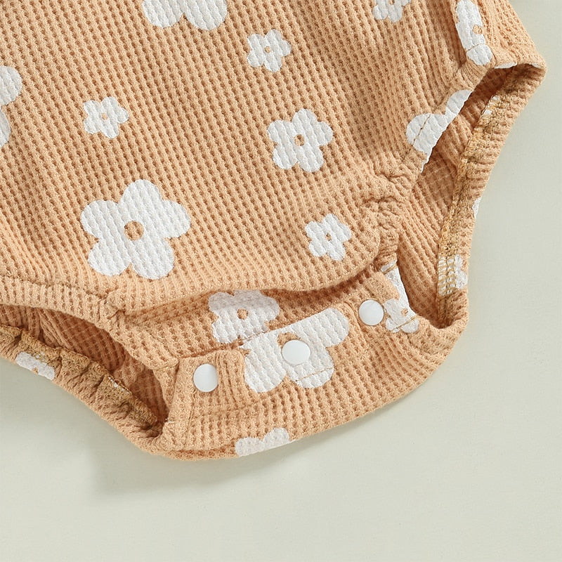 Ruffled Rae Flower Romper & Bow