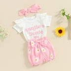 Auntie's Bestie Daisy Flower Outfit