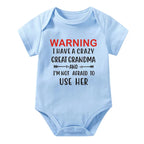 Warning Crazy Great Grandma Onesie