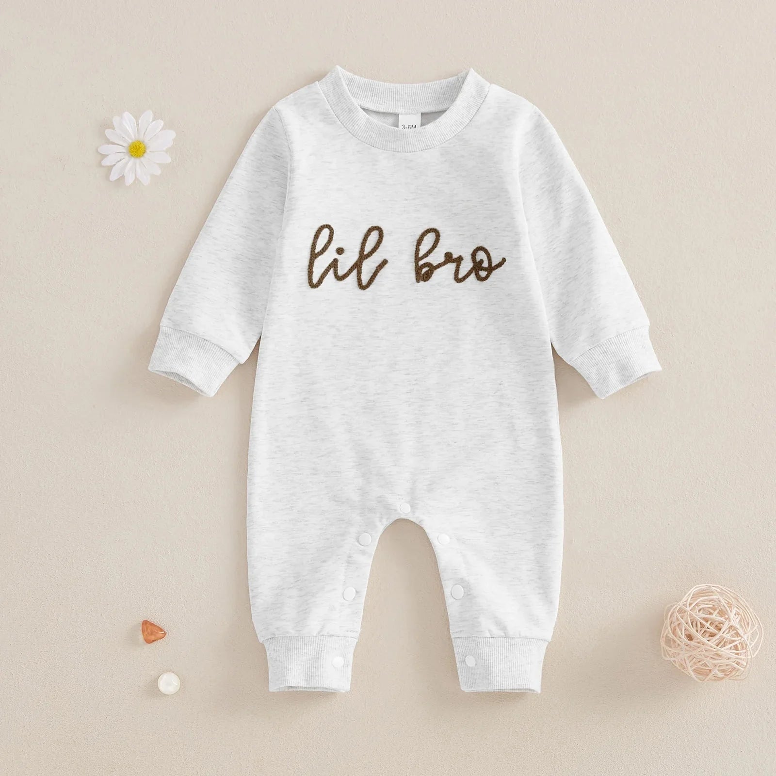Long Sleeve Lil Bro Onesie
