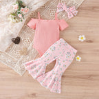 Off Shoulder Bell Bottom Cutie Outfit