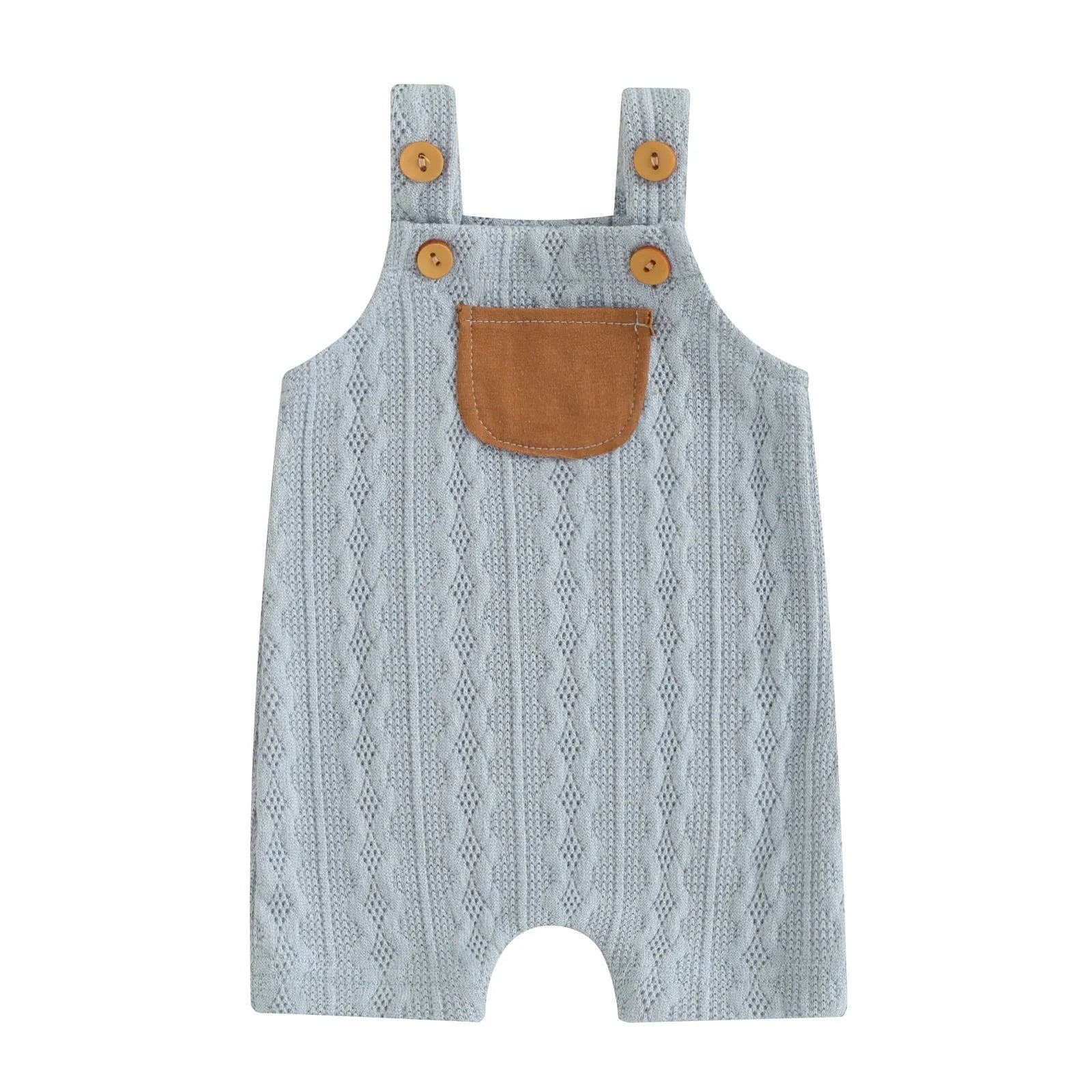 Knitted Pocket Romper