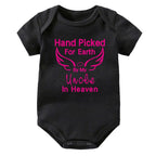 Hand Picked for Earth By My Uncle in Heaven Onesie