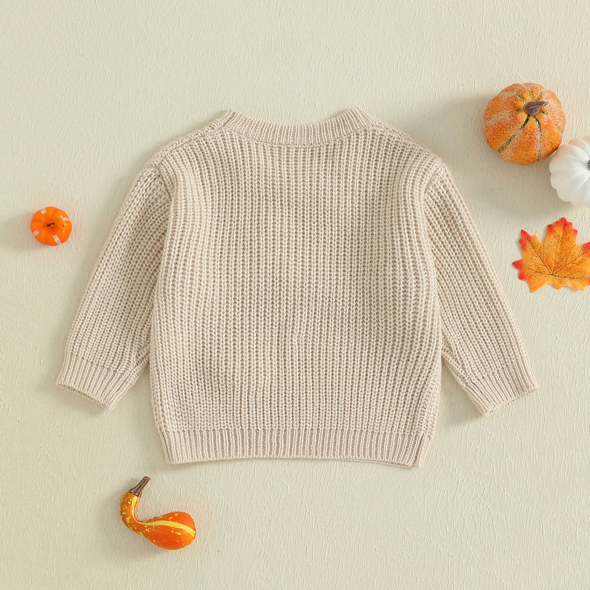 🎃 Pumpkin Patch Baby Knit Sweater