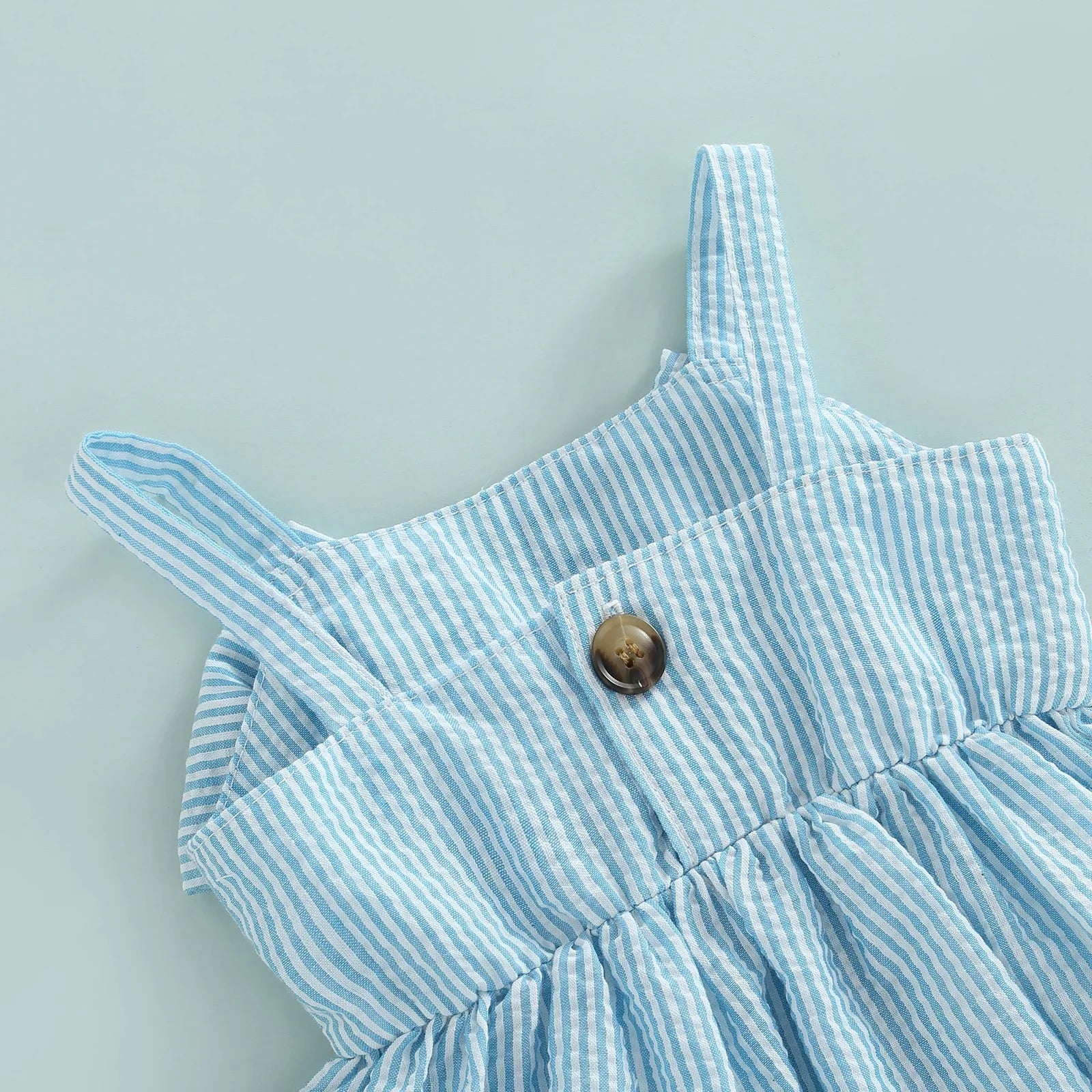 Baby Blue Pin Stripe Outfit