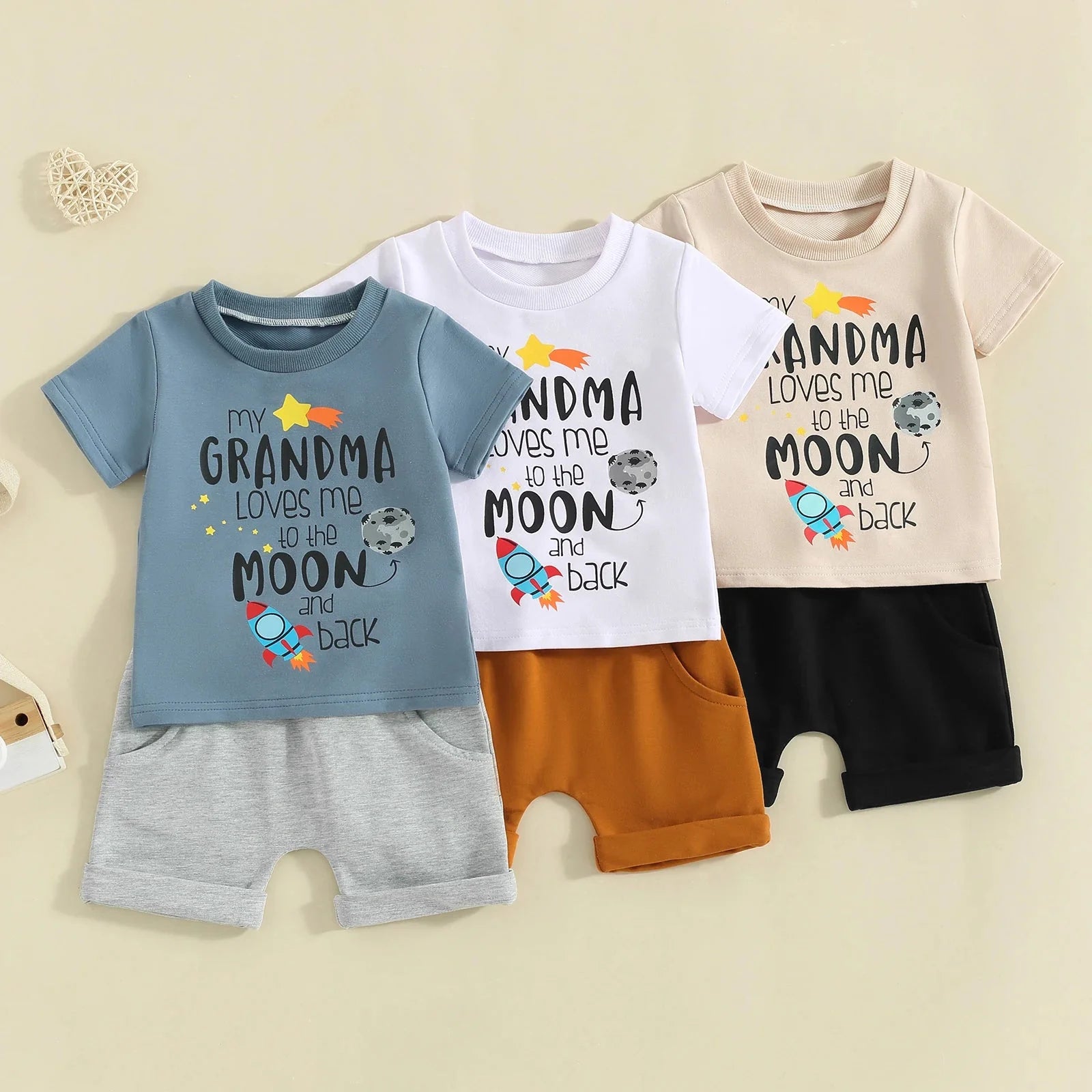 My Grandma Loves Me to the Moon & Back Outfit