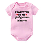 Protected By My Great Grandma in Heaven Onesie