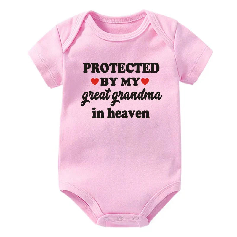 Protected By My Great Grandma in Heaven Onesie