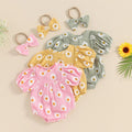 Puff Sleeve Daisy Romper & Headband